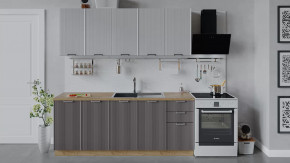 Кухонный гарнитур «Кимберли» длиной 200 см Дуб Крафт золотой, Сноу, Муссон в Советском - sovetskij.mebel-tymen.ru | фото