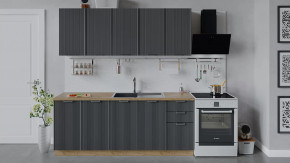 Кухонный гарнитур «Кимберли» длиной 200 см Дуб Крафт золотой, Титан в Советском - sovetskij.mebel-tymen.ru | фото