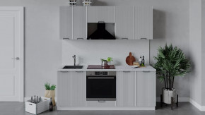 Кухонный гарнитур «Кимберли» длиной 200 см со шкафом НБ Белый, Сноу в Советском - sovetskij.mebel-tymen.ru | фото