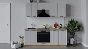 Кухонный гарнитур «Кимберли» длиной 200 см со шкафом НБ Дуб Крафт золотой, Сноу в Советском - sovetskij.mebel-tymen.ru | фото