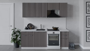 Кухонный гарнитур «Кимберли» длиной 220 см Белый, Муссон в Советском - sovetskij.mebel-tymen.ru | фото