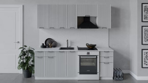 Кухонный гарнитур «Кимберли» длиной 220 см Белый, Сноу в Советском - sovetskij.mebel-tymen.ru | фото