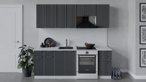 Кухонный гарнитур «Кимберли» длиной 220 см Белый, Титан в Советском - sovetskij.mebel-tymen.ru | фото