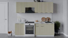 Кухонный гарнитур «Кимберли» длиной 240 см Белый, Крем в Советском - sovetskij.mebel-tymen.ru | фото