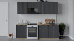 Кухонный гарнитур «Кимберли» длиной 240 см Дуб Крафт золотой, Титан в Советском - sovetskij.mebel-tymen.ru | фото