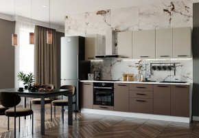 Кухонный гарнитур Латте-2800 столешница 38 мм в Советском - sovetskij.mebel-tymen.ru | фото