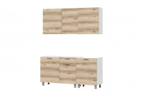 Кухонный гарнитур Лаванда 1700 без столешницы Дуб делано в Советском - sovetskij.mebel-tymen.ru | фото