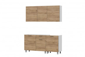 Кухонный гарнитур Лаванда 1700 без столешницы Дуб Золотой в Советском - sovetskij.mebel-tymen.ru | фото