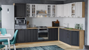 Кухонный гарнитур «Лина» №2 Дуб крафт золотой/Графит в Советском - sovetskij.mebel-tymen.ru | фото