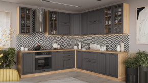 Кухонный гарнитур «Лина» №8 Дуб Крафт золотой, Графит в Советском - sovetskij.mebel-tymen.ru | фото