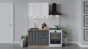 Кухонный гарнитур «Лина» длиной 100 см Дуб крафт золотой/Графит в Советском - sovetskij.mebel-tymen.ru | фото