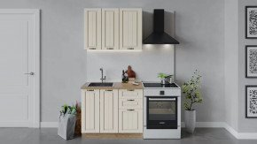 Кухонный гарнитур «Лина» длиной 100 см Дуб крафт золотой/Крем в Советском - sovetskij.mebel-tymen.ru | фото