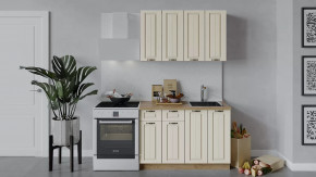 Кухонный гарнитур «Лина» длиной 120 см Дуб крафт золотой/Крем в Советском - sovetskij.mebel-tymen.ru | фото