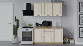 Кухонный гарнитур «Лина» длиной 150 см Дуб крафт золотой/Крем в Советском - sovetskij.mebel-tymen.ru | фото