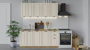 Кухонный гарнитур «Лина» длиной 180 см Дуб крафт золотой/Крем в Советском - sovetskij.mebel-tymen.ru | фото