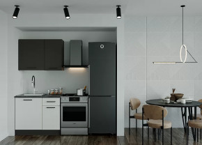 Кухонный гарнитур Лофт-1000 столешница 38 мм в Советском - sovetskij.mebel-tymen.ru | фото