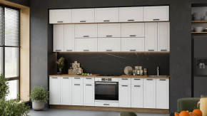 Кухонный гарнитур «Лорас» №5 Дуб Крафт золотой, Холст белый в Советском - sovetskij.mebel-tymen.ru | фото