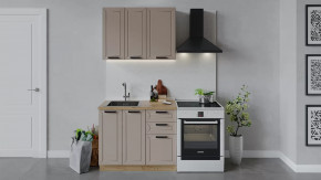 Кухонный гарнитур «Лорас» длиной 100 см Дуб крафт золотой/Холст латте в Советском - sovetskij.mebel-tymen.ru | фото