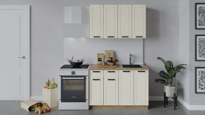 Кухонный гарнитур «Лорас» длиной 120 см Дуб крафт золотой/Холст брюле в Советском - sovetskij.mebel-tymen.ru | фото