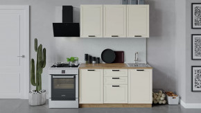 Кухонный гарнитур «Лорас» длиной 150 см Дуб крафт золотой/Холст брюле в Советском - sovetskij.mebel-tymen.ru | фото