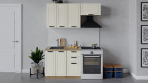 Кухонный гарнитур «Лорас» длиной 160 см Дуб крафт золотой/Холст брюле в Советском - sovetskij.mebel-tymen.ru | фото