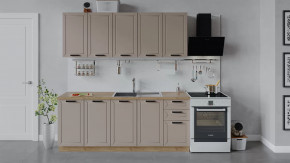 Кухонный гарнитур «Лорас» длиной 200 см Дуб крафт золотой/Холст латте в Советском - sovetskij.mebel-tymen.ru | фото