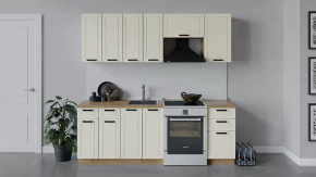 Кухонный гарнитур «Лорас» длиной 220 см Дуб крафт золотой/Холст брюле в Советском - sovetskij.mebel-tymen.ru | фото