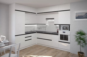 Кухонный гарнитур Лотос гранд прайм 2100х2700 мм в Советском - sovetskij.mebel-tymen.ru | фото