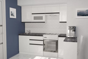 Кухонный гарнитур Лотос ультра 2000 мм в Советском - sovetskij.mebel-tymen.ru | фото