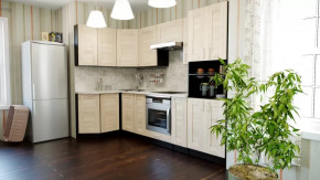 Кухонный гарнитур Ника гранд прайм 2600х1400 мм в Советском - sovetskij.mebel-tymen.ru | фото