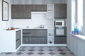 Кухонный гарнитур Ноктюрн мега прайм 1500х2700 мм в Советском - sovetskij.mebel-tymen.ru | фото