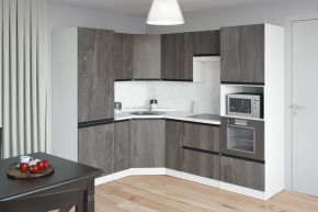 Кухонный гарнитур Ноктюрн оптима 1800х2400 мм в Советском - sovetskij.mebel-tymen.ru | фото