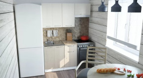 Кухонный гарнитур Ольга нормал 2 1500 мм в Советском - sovetskij.mebel-tymen.ru | фото