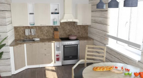 Кухонный гарнитур Ольга прайм 4 900*2000 мм в Советском - sovetskij.mebel-tymen.ru | фото