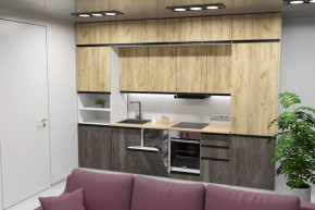 Кухонный гарнитур Сапфир экстра 3000 мм в Советском - sovetskij.mebel-tymen.ru | фото