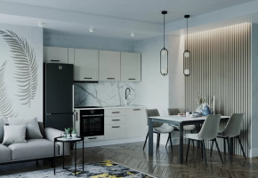 Кухонный гарнитур Шампань-2550 столешница 26 мм в Советском - sovetskij.mebel-tymen.ru | фото