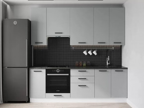 Кухонный гарнитур Смоки-2400 (верх 950мм) МДФ столешница 26 мм в Советском - sovetskij.mebel-tymen.ru | фото