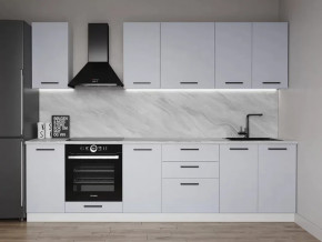 Кухонный гарнитур Смоки-2800 МДФ столешница 26 мм в Советском - sovetskij.mebel-tymen.ru | фото