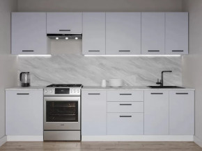 Кухонный гарнитур Смоки-3000 МДФ столешница 26 мм в Советском - sovetskij.mebel-tymen.ru | фото