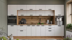 Кухонный гарнитур «Тиана» №2 Дуб Крафт золотой, Белый супермат в Советском - sovetskij.mebel-tymen.ru | фото