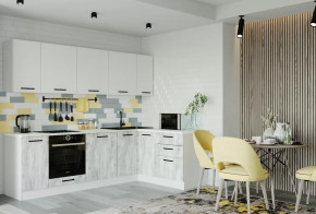 Кухонный гарнитур угловой Бланка 2600х1600 столешница 38 мм в Советском - sovetskij.mebel-tymen.ru | фото