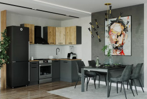 Кухонный гарнитур угловой Дели 2000х1200 столешница 26 мм в Советском - sovetskij.mebel-tymen.ru | фото