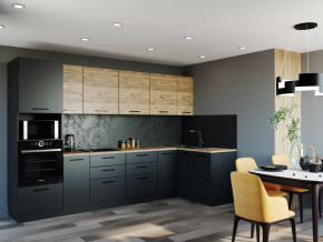 Кухонный гарнитур угловой Дели 3200x1400 столешница 38 мм в Советском - sovetskij.mebel-tymen.ru | фото