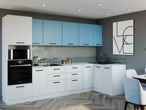 Кухонный гарнитур угловой Капри-3200х1400 МДФ столешница 26 мм в Советском - sovetskij.mebel-tymen.ru | фото