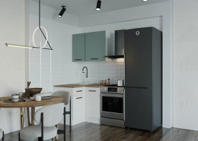 Кухонный гарнитур угловой Муссон 1000х1000мм столешница 38 мм в Советском - sovetskij.mebel-tymen.ru | фото