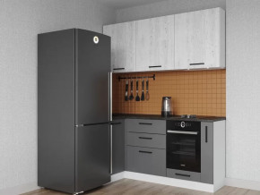 Кухонный гарнитур угловой Санторини-1000х1800 МДФ столешница 38 мм в Советском - sovetskij.mebel-tymen.ru | фото