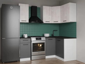 Кухонный гарнитур угловой Санторини-2000х1200 МДФ столешница 38 мм в Советском - sovetskij.mebel-tymen.ru | фото