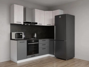 Кухонный гарнитур угловой Санторини-2200х1000 МДФ столешница 26 мм в Советском - sovetskij.mebel-tymen.ru | фото