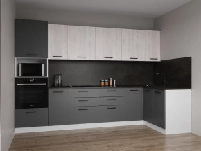 Кухонный гарнитур угловой Санторини-3200х1400 МДФ столешница 26 мм в Советском - sovetskij.mebel-tymen.ru | фото