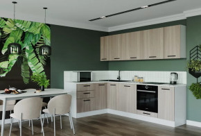 Кухонный гарнитур угловой Шимо 2600х1600 МДФ столешница 26 мм в Советском - sovetskij.mebel-tymen.ru | фото